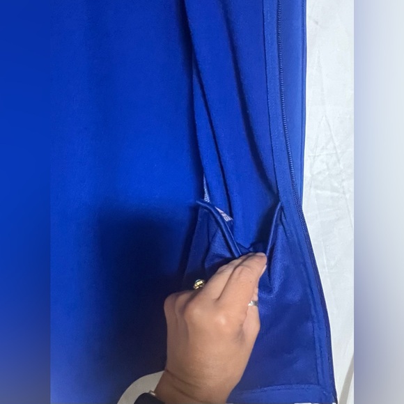 The North Face Royal Blue Two Toned Softshell Jacket Activewear Hiking Layering - Picture 10 of 12